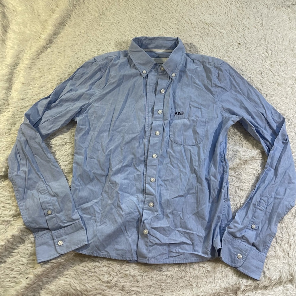 AF dress shirt blue